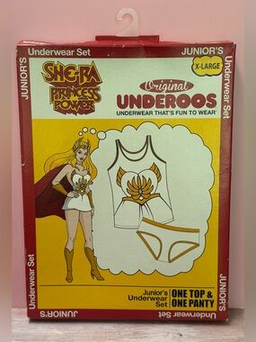 Junior’s She-Ra Princess of Power UNDEROOS Underwear Set NEW